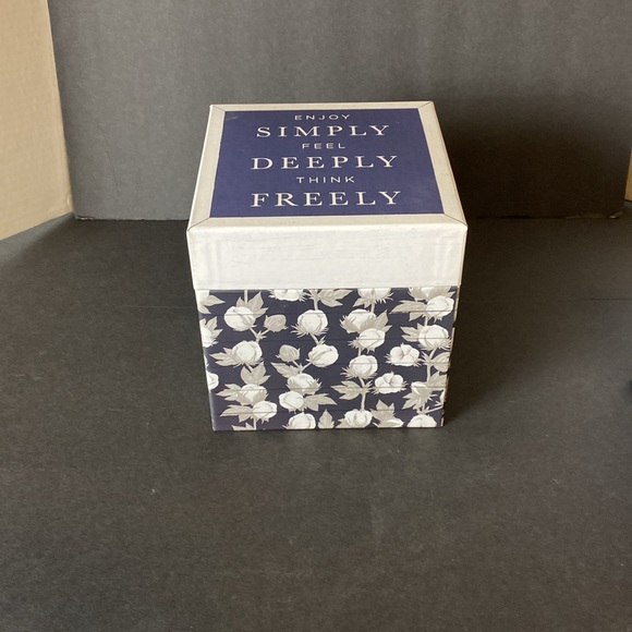 Set of 4 Farmhouse Style Decorative Storage Boxes - Picture 5 of 16